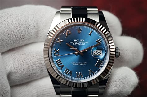 mens rolex oyster perpetual datejust blue roman|rolex oyster perpetual datejust price.